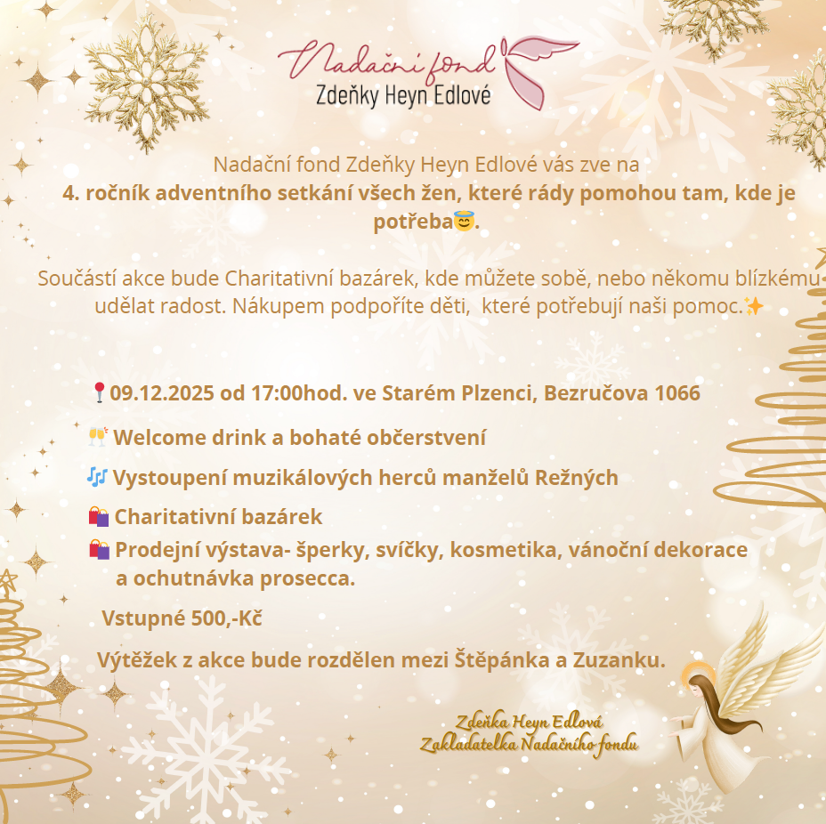 4. ročník adventního setkání všech žen, které rády pomohou tam, kde je potřeba